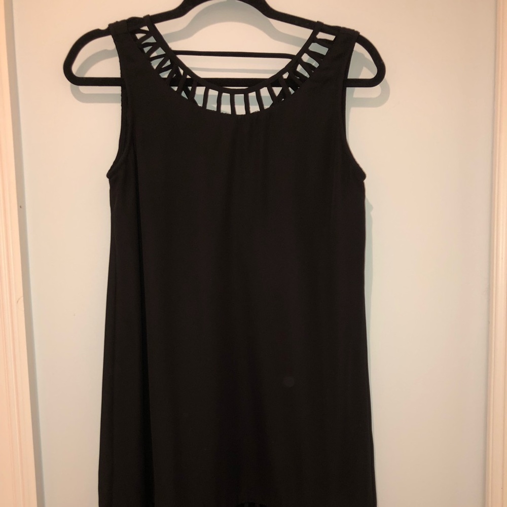 Ya Los Angeles Black shift dress